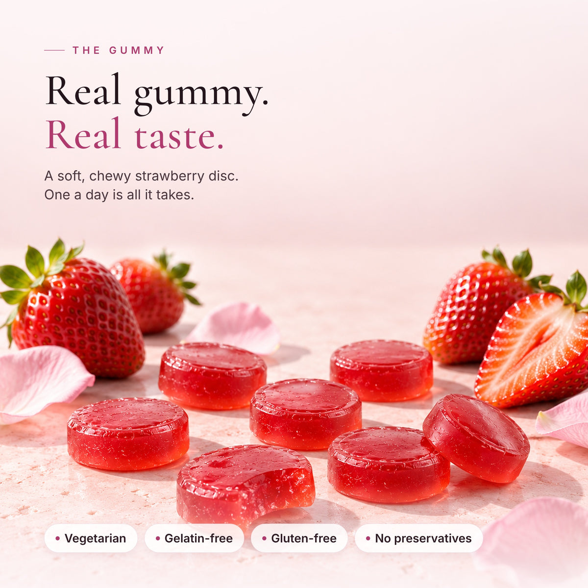 Strawberry Amoras Hair gummies