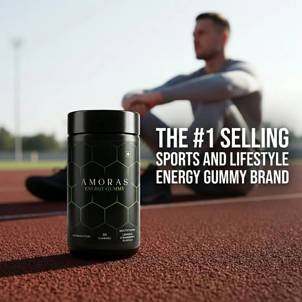 Amoras Energy Gummy |  B12, Iron & Vitamin D3 | 30 Gummies