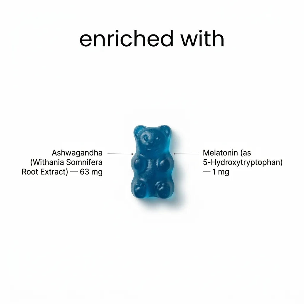 Amoras Sleep Gummy | Ashwagandha & Melatonin | 30 Gummies