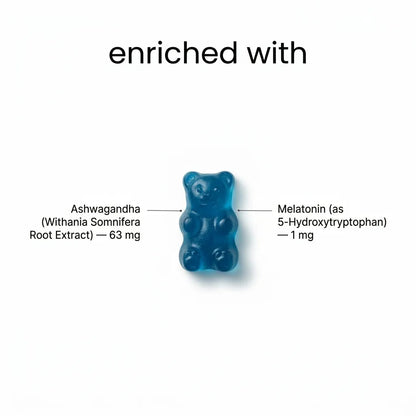 Amoras Sleep Gummy | Ashwagandha & Melatonin | 30 Gummies