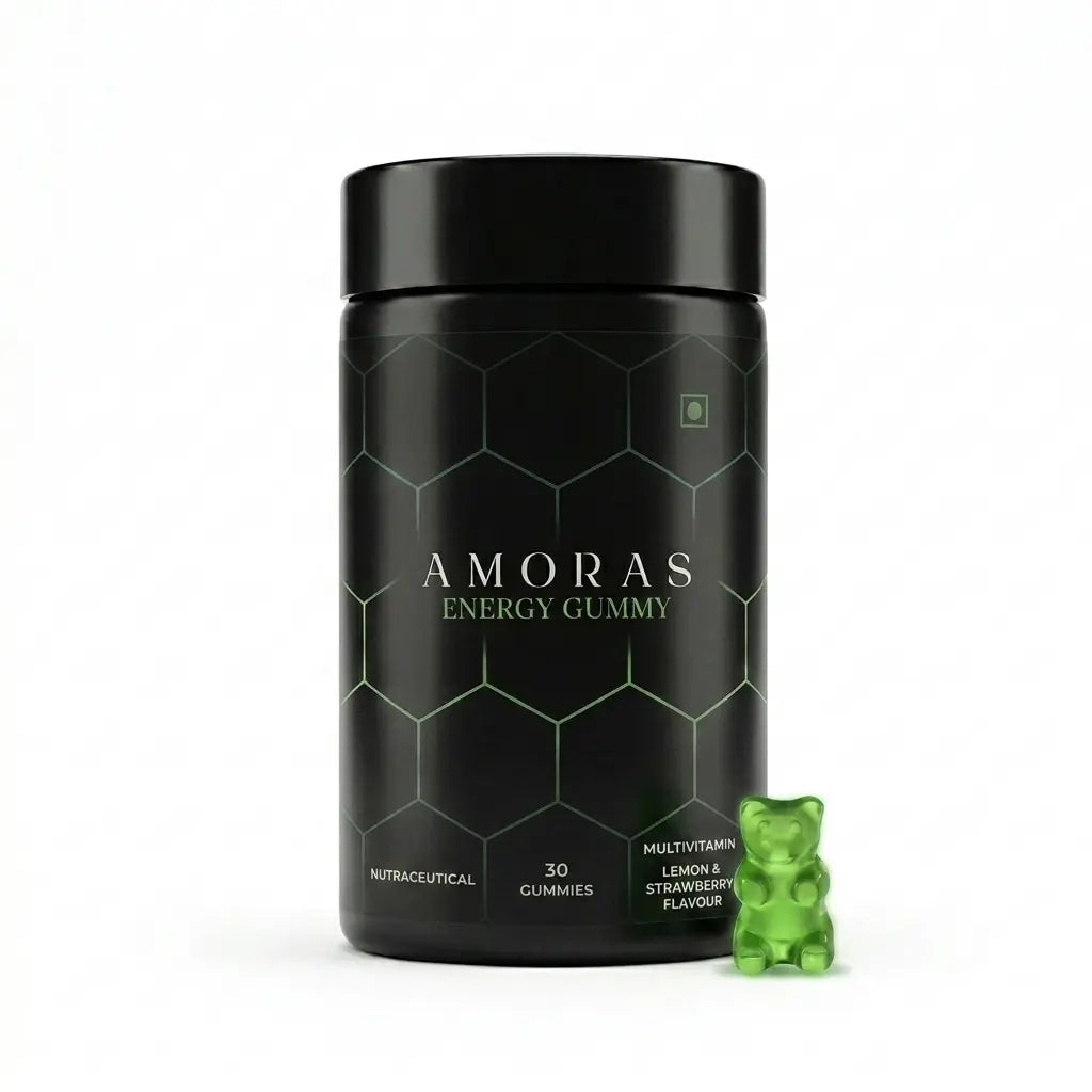 Amoras Energy Gummy |  B12, Iron & Vitamin D3 | 30 Gummies