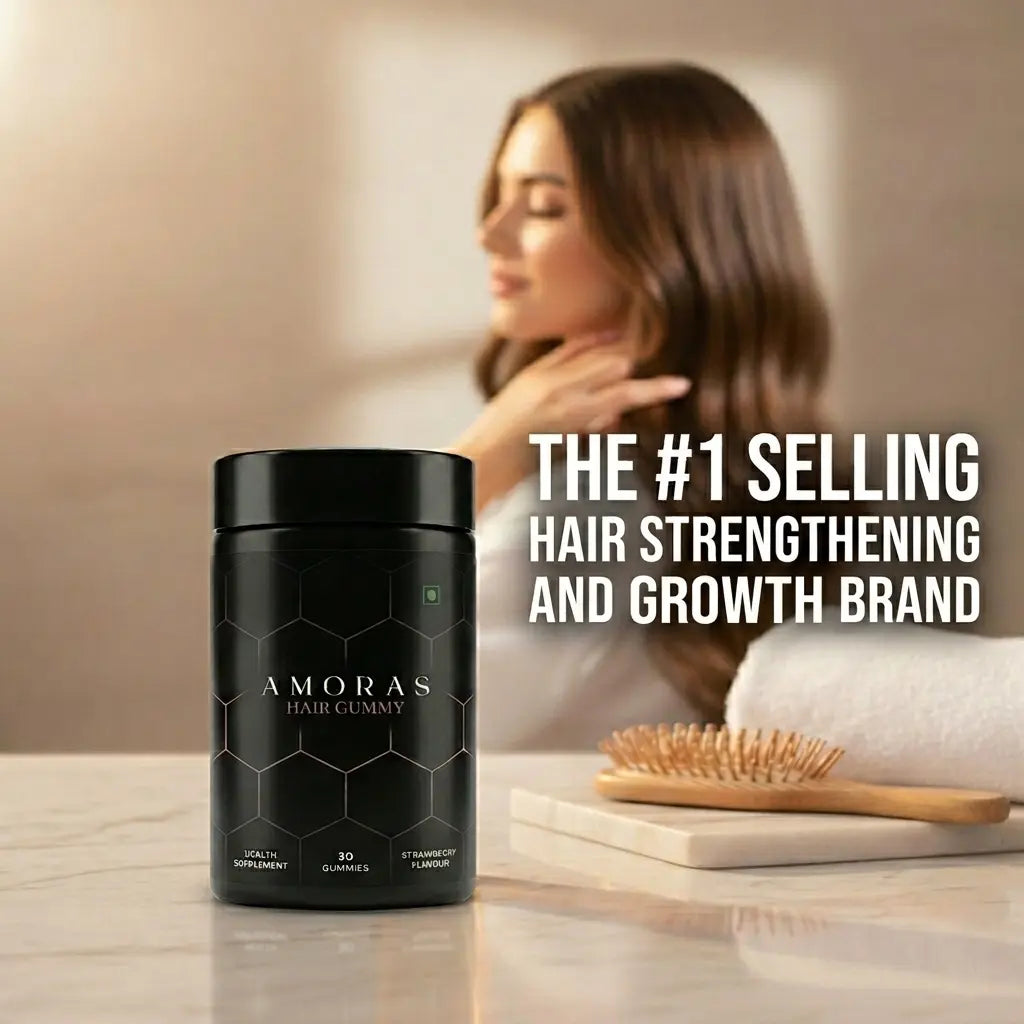 Amoras Hair Gummy | Biotin & Zinc | 30 Gummies