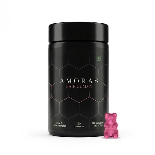 Amoras Hair Gummy | Biotin & Zinc | 30 Gummies